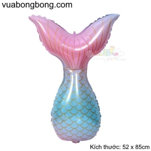 Bong bóng đuôi nàng tiên cá màu pastel